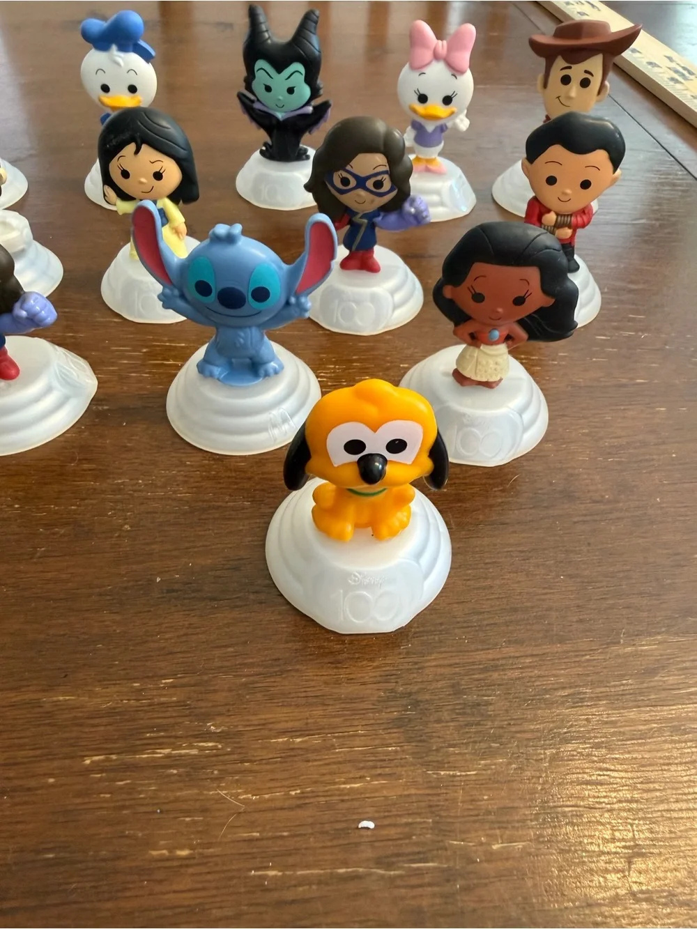 McDonald’s Disney 100 Mini Figurines Lot of 17 Princesses Stitch Woody Donald - Picture 6 of 7